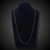 Art Deco necklace in platinum with diamonds