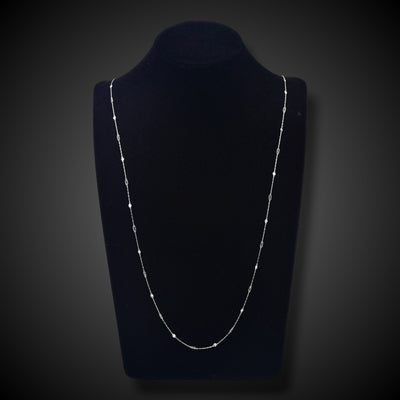 Art Deco necklace in platinum with diamonds - #1
