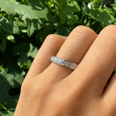 White gold eternity band  - #4