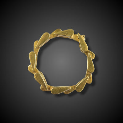 Retro tank bracelet in 18 carat gold - #2