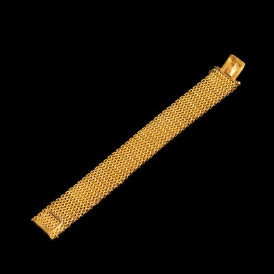 Antieke gevlochten gouden armband - #4