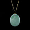 Russian medallion with green translucid enamel - #1