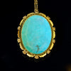Large oval pendant in gold and enamel - #4