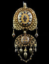 Antieke Nederlandse hanger met granaat