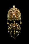 Antieke Nederlandse hanger met granaat