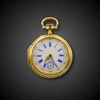 Uniek gouden remontoir zakhorloge