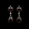 Georgian (1820) garnet earrings