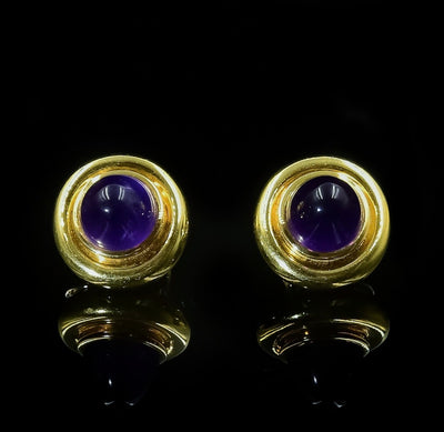 Paloma Picasso amethyst earrings - #1
