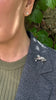 Antieke broche, kat met bal - #5