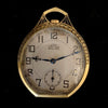 Antiek gouden zakhorloge met email
