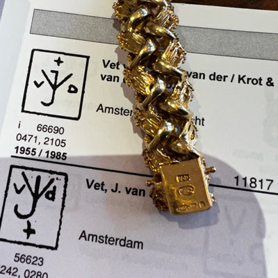 Vintage gouden armband circa 1960 - #3