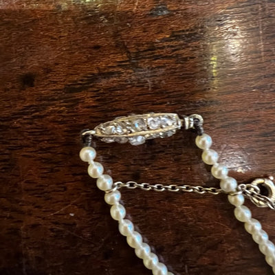 Necklace with natural pearls - #2