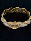 Sterlé platinum and gold bracelet watch