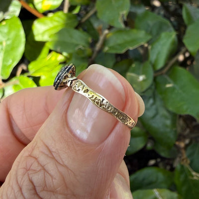 18e eeuwse herinneringsring met diamant - #8