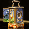 Enamelled travel clock Japonisme - #5